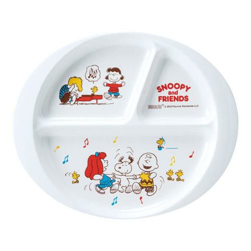 メラミンお子様食器「スヌーピー」 ランチ皿 S
