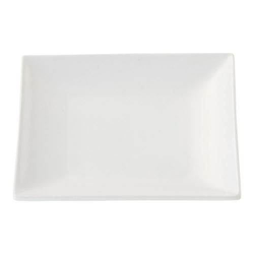 スパッツィオ スクエア プレート 白 (SS)5インチ