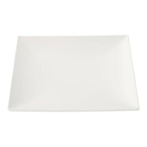 スパッツィオ スクエア プレート 白 (L)10 1/2インチ