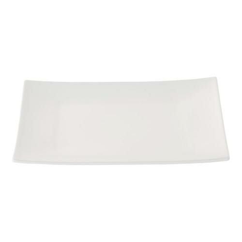 スパッツィオ レクタンギュラープレート白 (L)11インチ