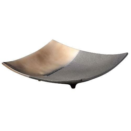 奏 スクエアプレート ゴールドブラック 21cm