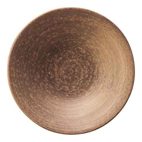 崇雪 ラウンドプレート ゴールド 15cm