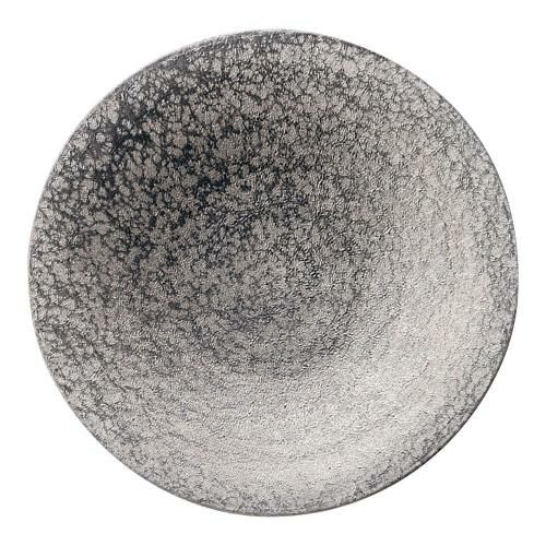 崇雪 ラウンドプレート シルバー 26cm