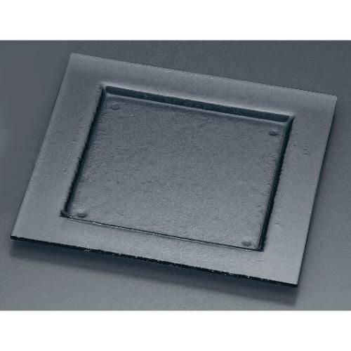 タイガーグラス スクエアプレート320 161-192-01 グレー