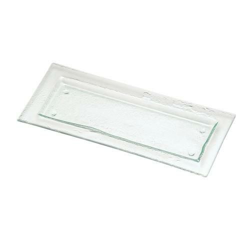 タイガーグラス レクタンギュラープレート 162-192-08 クリア