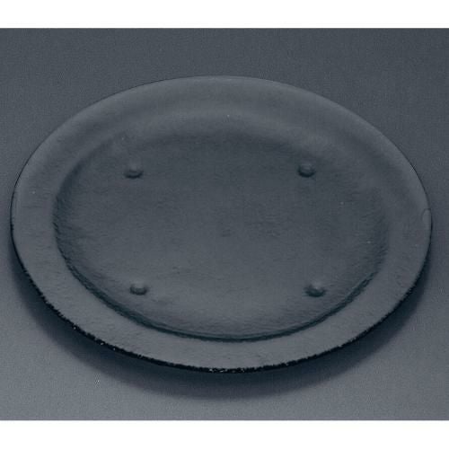 タイガーグラス ラウンドプレート340 161-031-01 グレー