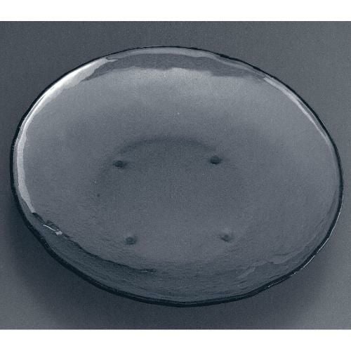 タイガーグラス ラウンドディーププラター 022-033-02 グレー