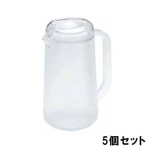 BK ノンウェットピッチャー クリア 1.2L 二重構造【弁慶 ウォーターピッチャー】【5個セット】