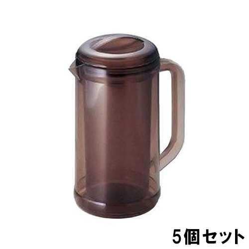 【飲食店定番】BK ノンウェットピッチャー ブラウン 1.7L 二重構造【弁慶 ウォーターピッチャー】【5個セット】