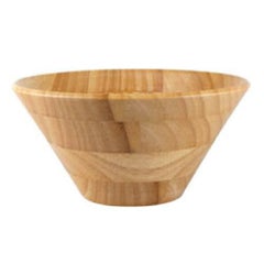 ラバーウッド サラダボール ナチュラル 22cm 640521