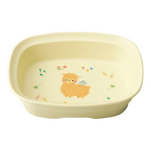 メラミン食器 アルパカーナ イエロー 角小鉢 MC-100-ALY