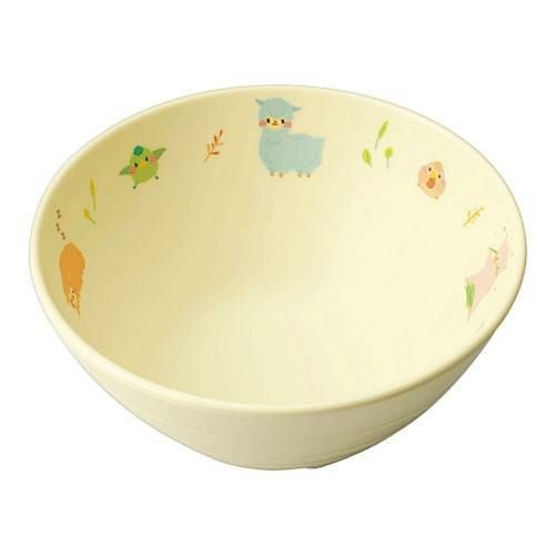 メラミン食器 アルパカーナ イエロー 飯茶碗小 YH-530-ALY