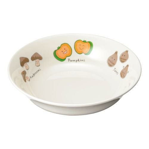 メラミンお子様食器「ベジタ村」 37-VV 16.5cm深皿