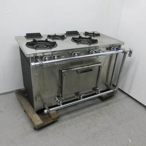 中古】ガスレンジ 3口 タニコー S-TGT-90 幅900×奥行600+110×高さ800