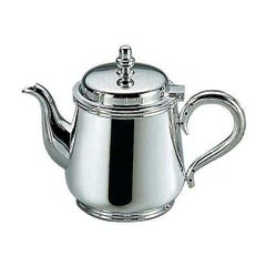 H 洋白 東型 ティーポット 7人用 二種メッキ