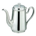H 洋白 ウエスタン型 コーヒーポット 5人用 二種メッキ