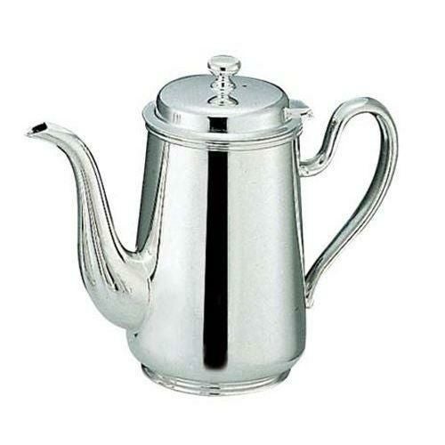 H 洋白 ウエスタン型 コーヒーポット 2人用 二種メッキ