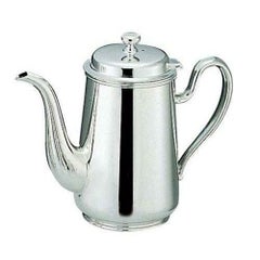 H 洋白 ウエスタン型 コーヒーポット 2人用 二種メッキ