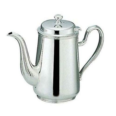 H 洋白 ウエスタン型 コーヒーポット 2人用 二種メッキ