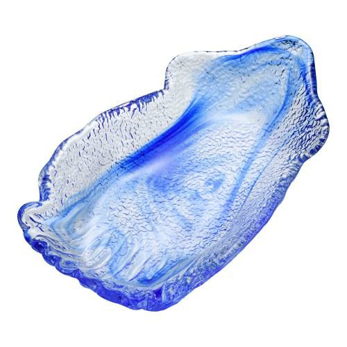 ガラス製 イカ皿 SA153-2BL