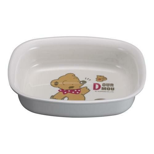 メラミンお子様食器「デュールムー」 角小鉢 MC-39-DM
