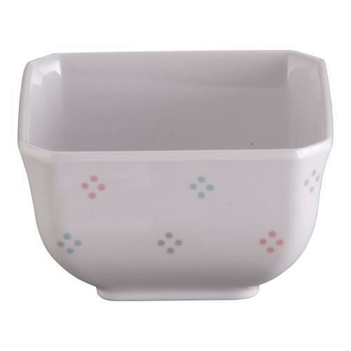 メラミン「花紋」角鉢 M-345-KA