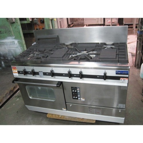 中古】ガスレンジ マルゼン MGRX-126E 幅1200×奥行600×高さ800 【送料