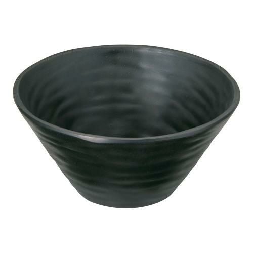 マイン メラミンウェア 黒 深鉢 大 M11-217