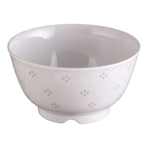 メラミン「花紋」飯椀 身 M-352-KA