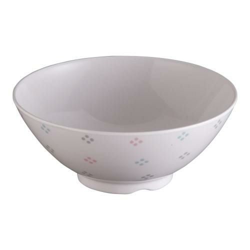 メラミン「花紋」飯椀 身 M-220-KA