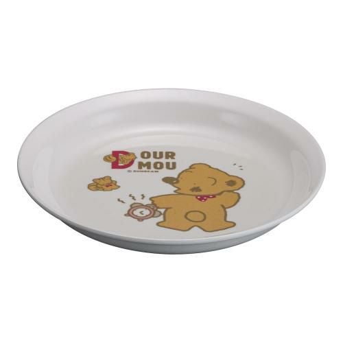 メラミンお子様食器「デュールムー」 おやつ皿 MC-34-DM