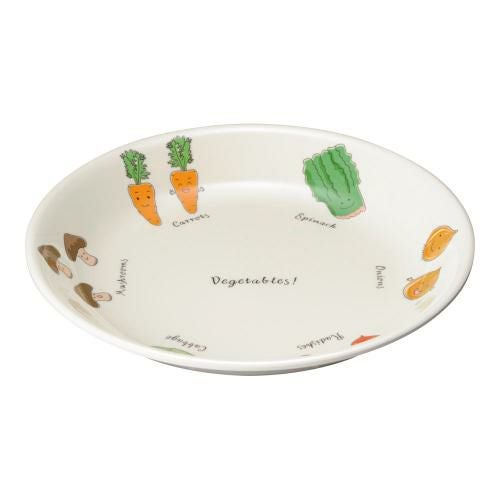 メラミンお子様食器「ベジタ村」 54-VV 18cm皿