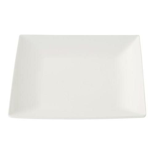 スパッツィオ スクエア プレート 白 (M)7 3/4インチ
