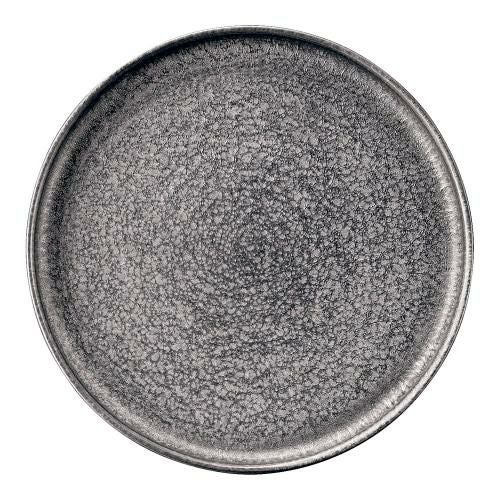 崇雪 切立プレート シルバー 23cm