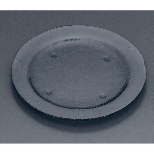 タイガーグラス ラウンドプレート 270 162-031-02 グレー