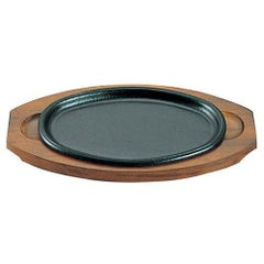 【アサヒ 鉄 ステーキ皿 A-103-28 新小判】 幅248×奥行155(mm)【グループA】