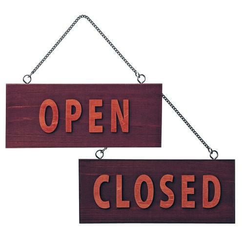 店頭プレート H2290-2 茶