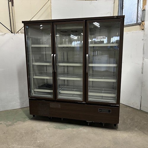 【業界最長1年保証】【中古】冷蔵リーチインショーケース スイング扉 ホシザキ USR-180A3 幅1800×奥行800×高さ1945 単相100V/三相200V 【送料別途見積】【三芳中古製パン機械専門店在庫】