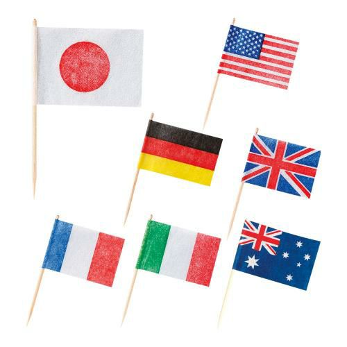 ランチ旗 万国旗(200本入)