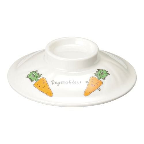 メラミンお子様食器「ベジタ村」 702-VV 丼 小 蓋