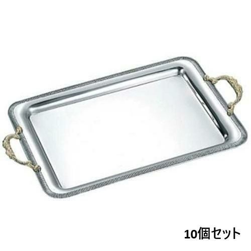 【10セット】18-0 ティファニー 角トレイ MR-263
