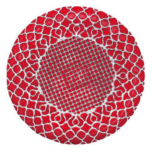 ハナ プレート レッド 21cm HA2101RD