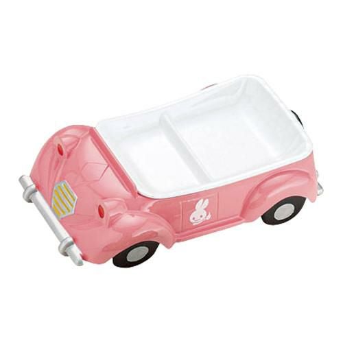 メラミンお子様ランチ皿 オープンカー ピンク