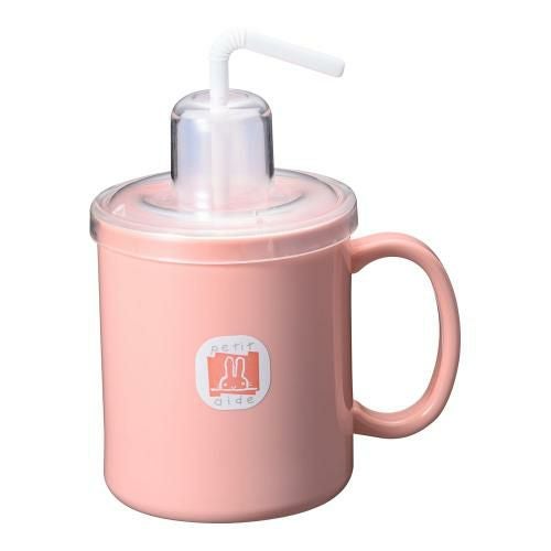 ストロー付マグカップ HS-N4 ピンク