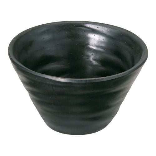 マイン メラミンウェア 黒 深鉢 小 M11-218