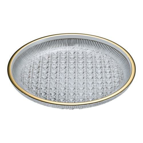 籠目 丸皿 天金 KM-KG1G