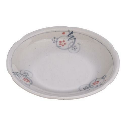 メラミン「かりん」丸皿 小 M-326-K