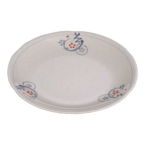 メラミン「かりん」丸皿 大 M-327-K