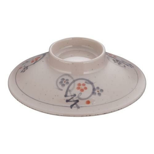 メラミン「かりん」飯椀 蓋 M-355-K