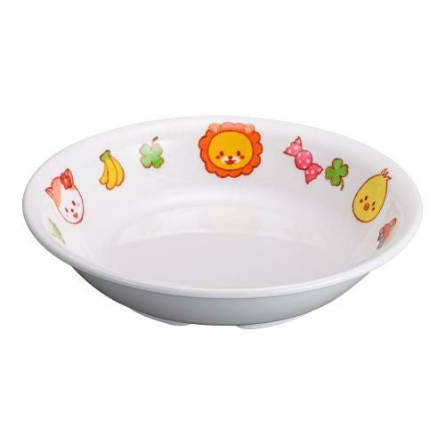 メラミンお子様食器 「みんなともだち。」 深皿 YME-1